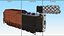 3D Old Trailed Tender model