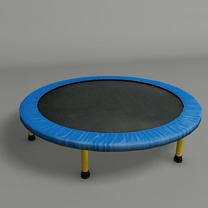3d trampoline modeled