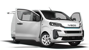 3D model Iveco eJolly Tailgate L2 HQ Interior 2026