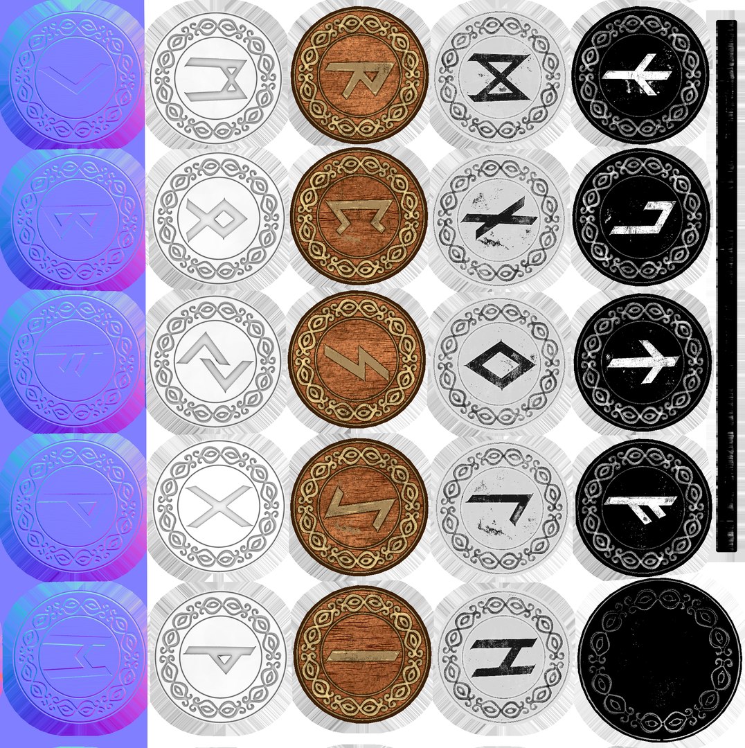 Runes Model - TurboSquid 1663821