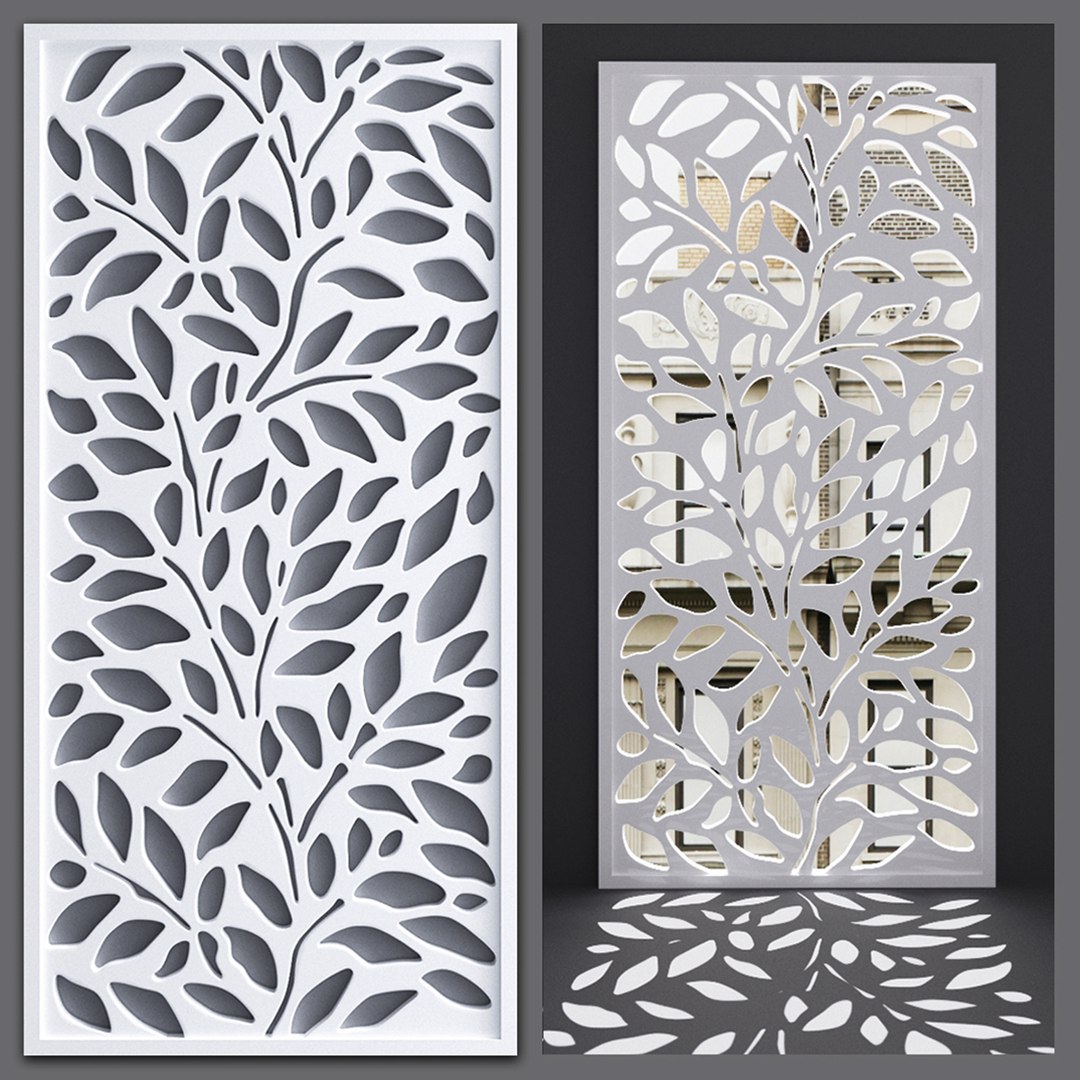 Decorative Partitions Pattern 3D Model - TurboSquid 1351338
