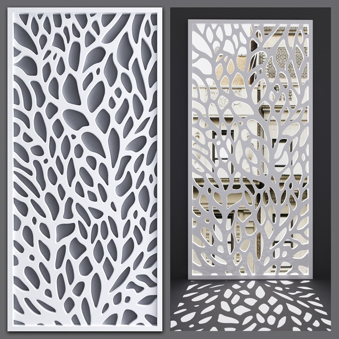 Decorative Partitions Pattern 3D Model - TurboSquid 1351338