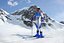 downhill olympic skier ski 3D model