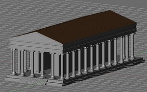 greek temple 3d 3ds