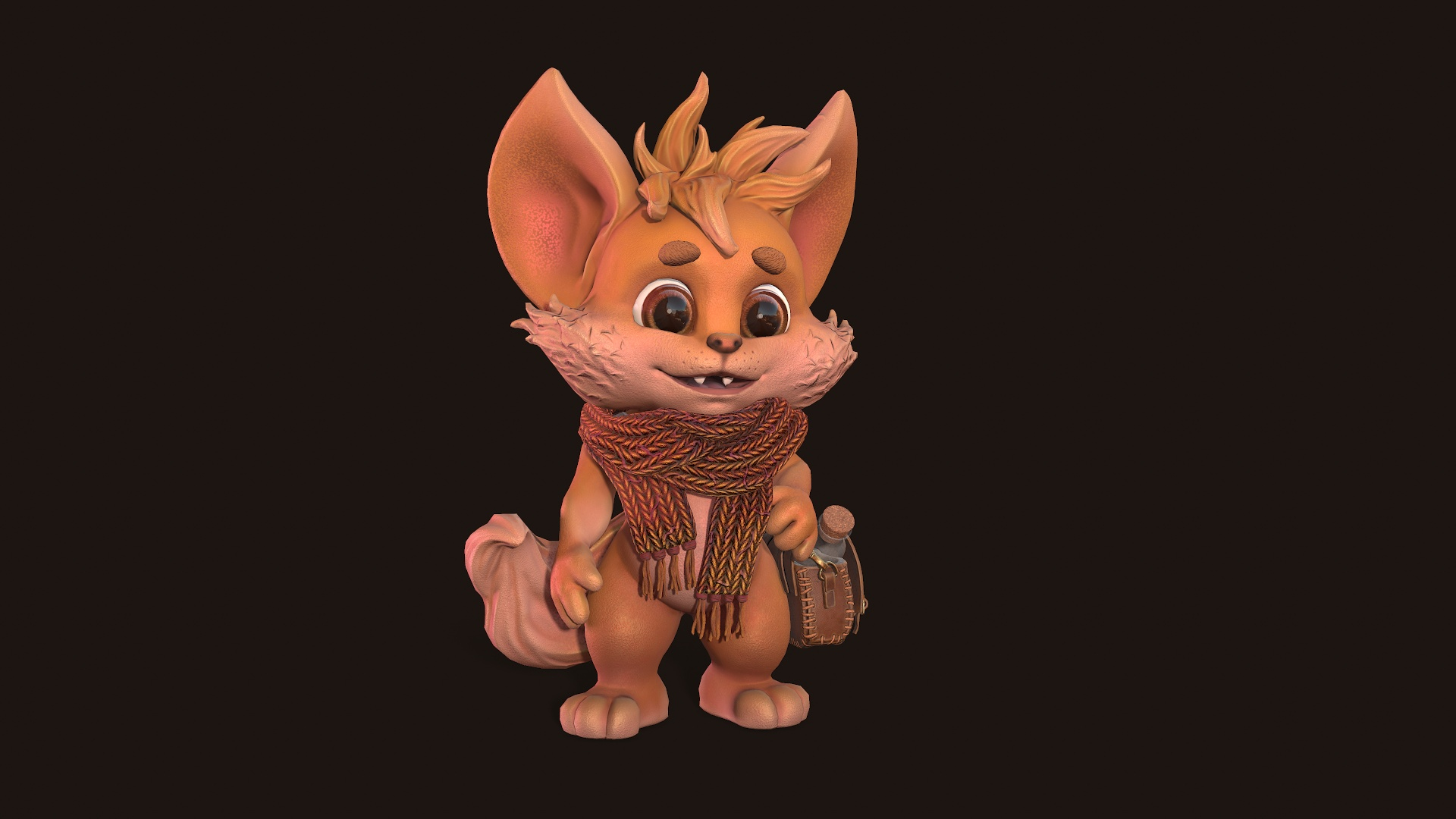 3D Tobby Cute Animal LowPoly GameReady - TurboSquid 2216925