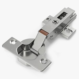 Cabinet Door Hinge Full Overlay Silver