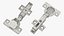 Cabinet Door Hinge Full Overlay Silver