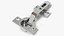 Cabinet Door Hinge Full Overlay Silver