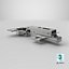 Cabinet Door Hinge Full Overlay Silver