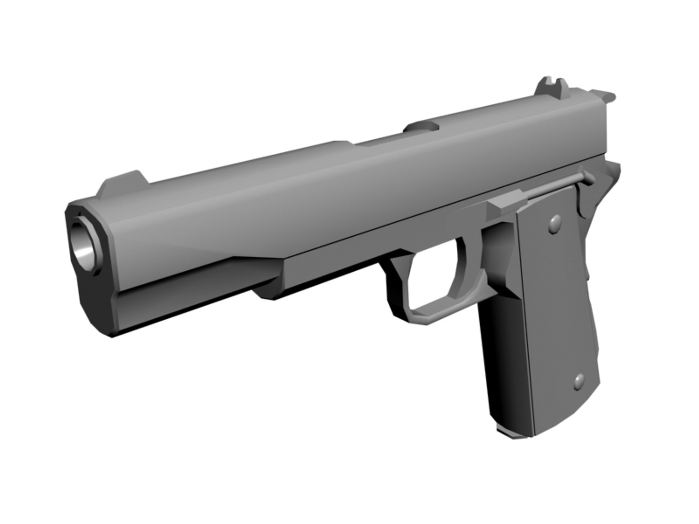 3d M1911 Pistol 1911 M1911a1 Model