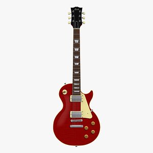 Gibson Les Paul Guitar - Red Flamed Maple Finish