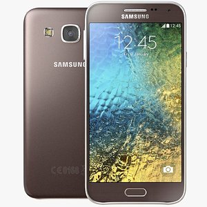 3d samsung galaxy e5 brown model