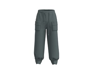 Mens jogger with baggy look and pocket
