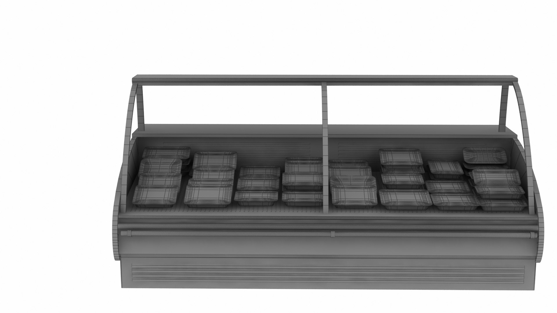 3D Beef Cooler Display Stand - TurboSquid 2403384