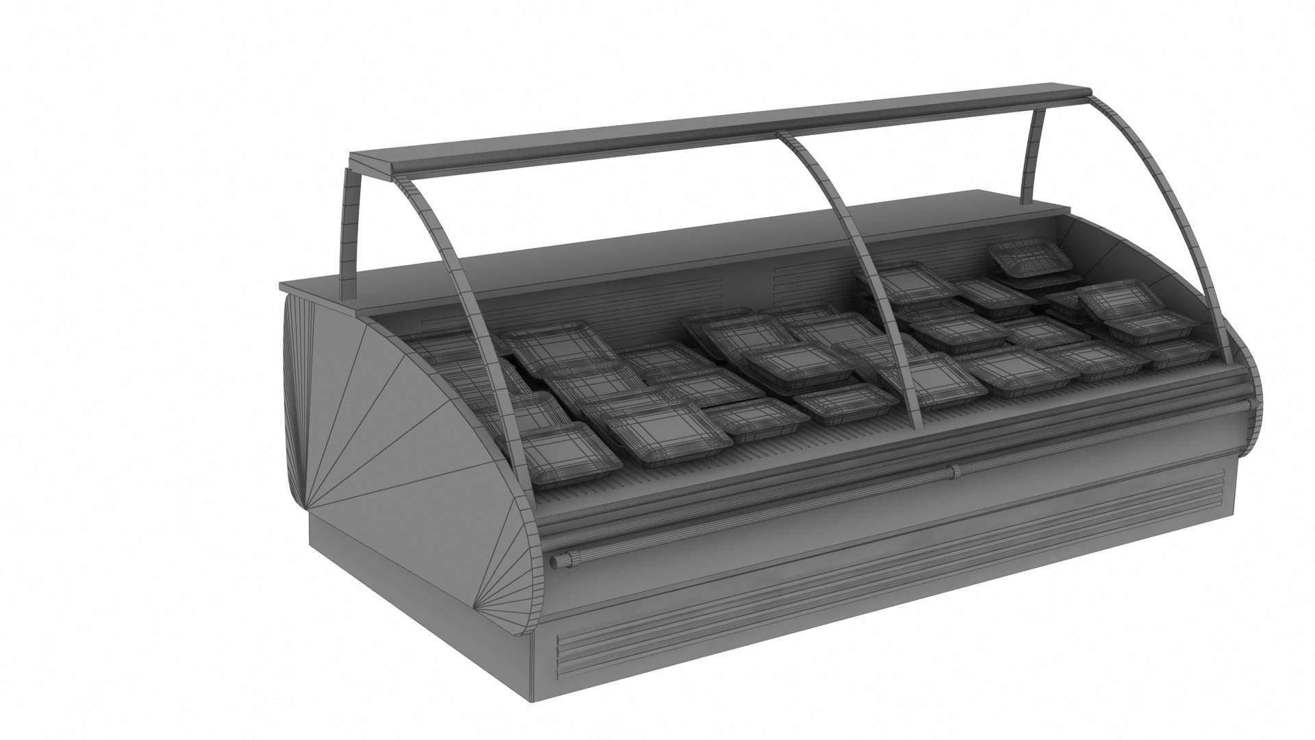 3D Beef Cooler Display Stand - TurboSquid 2403384