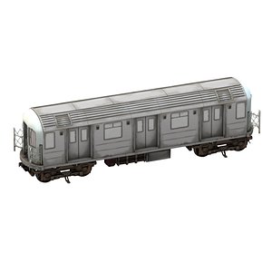 Subway car 3D model