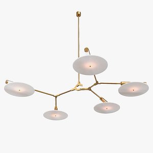 5-Light Branching Disc By Lindsey Adelman 3D model