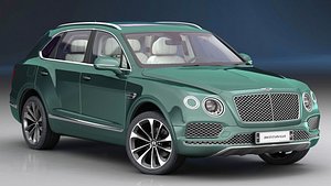 3D model bentley bentayga 2019
