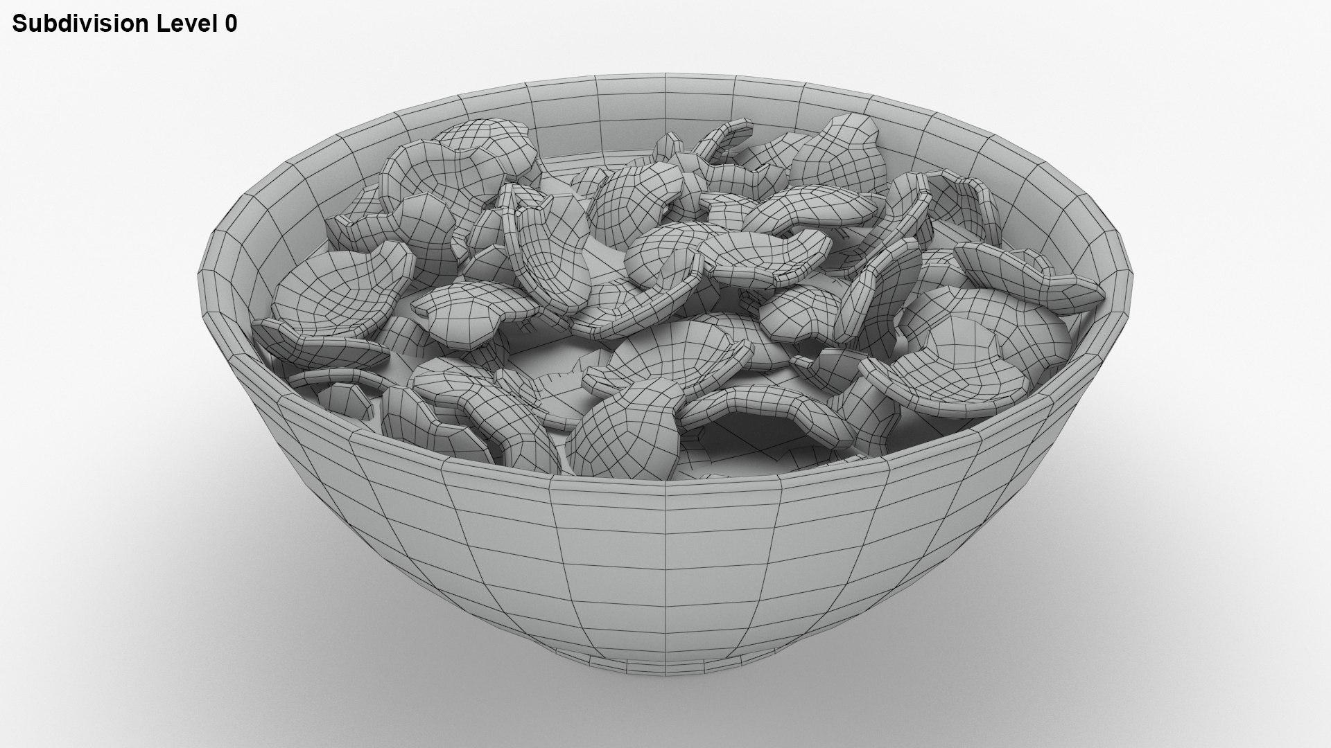 Bowl Of Koko Krunch Cereal 3D Model - TurboSquid 1801800