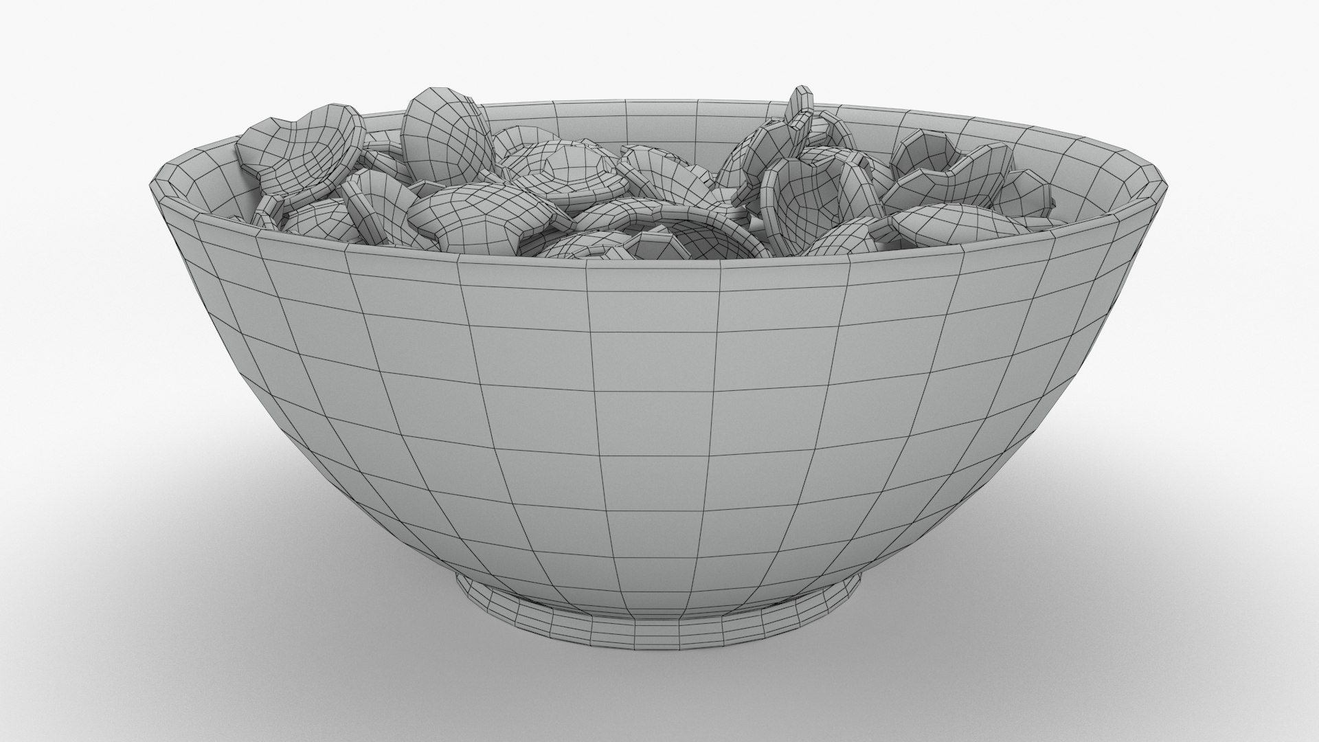 Bowl Of Koko Krunch Cereal 3D Model - TurboSquid 1801800