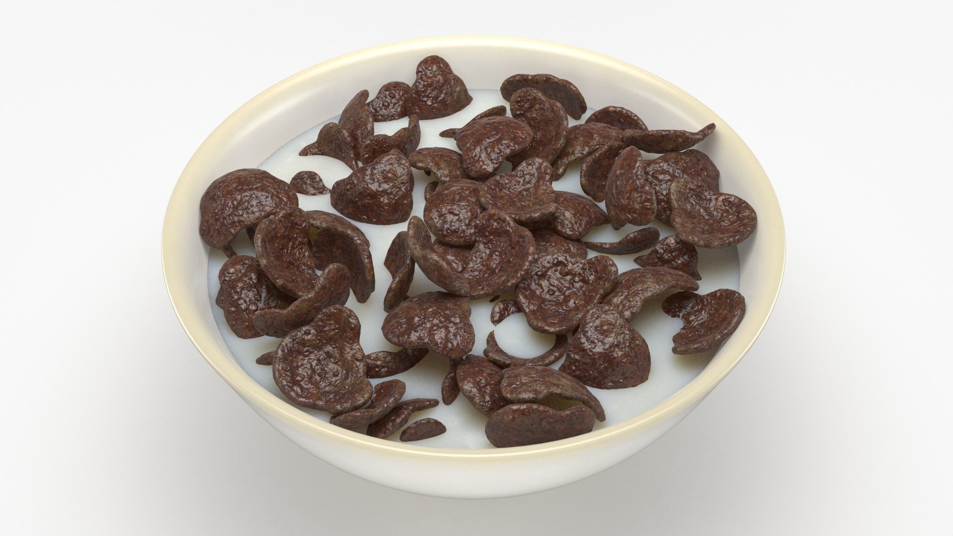 Bowl Of Koko Krunch Cereal 3D Model - TurboSquid 1801800