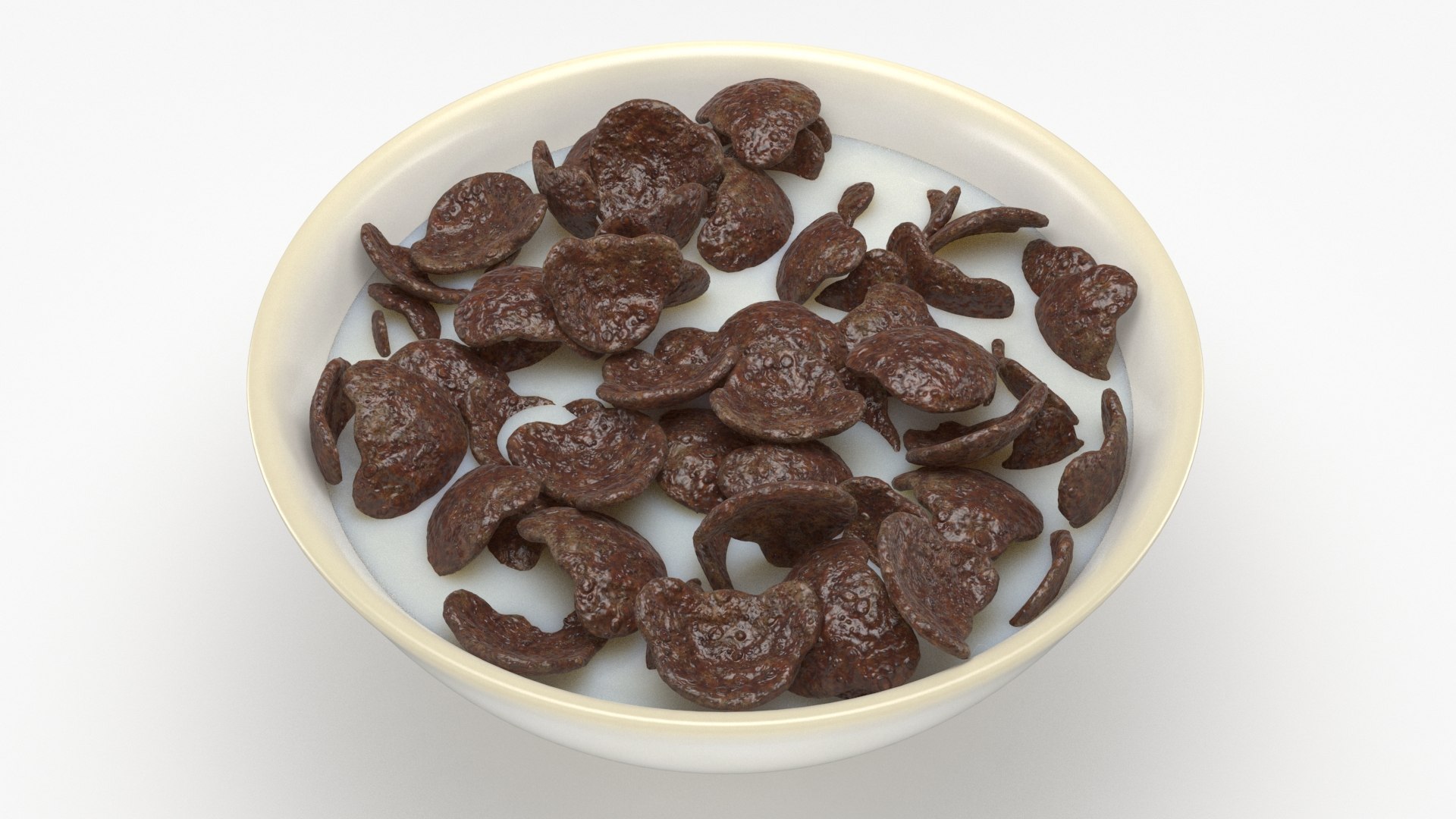 Bowl Of Koko Krunch Cereal 3D Model - TurboSquid 1801800