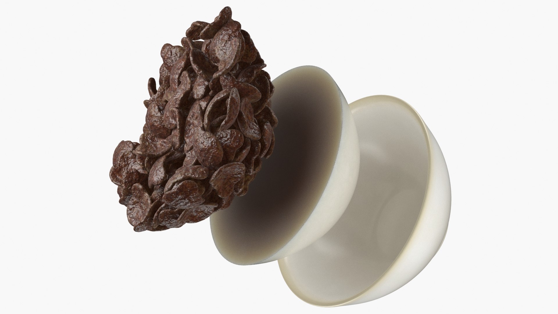 Bowl Of Koko Krunch Cereal 3D Model - TurboSquid 1801800