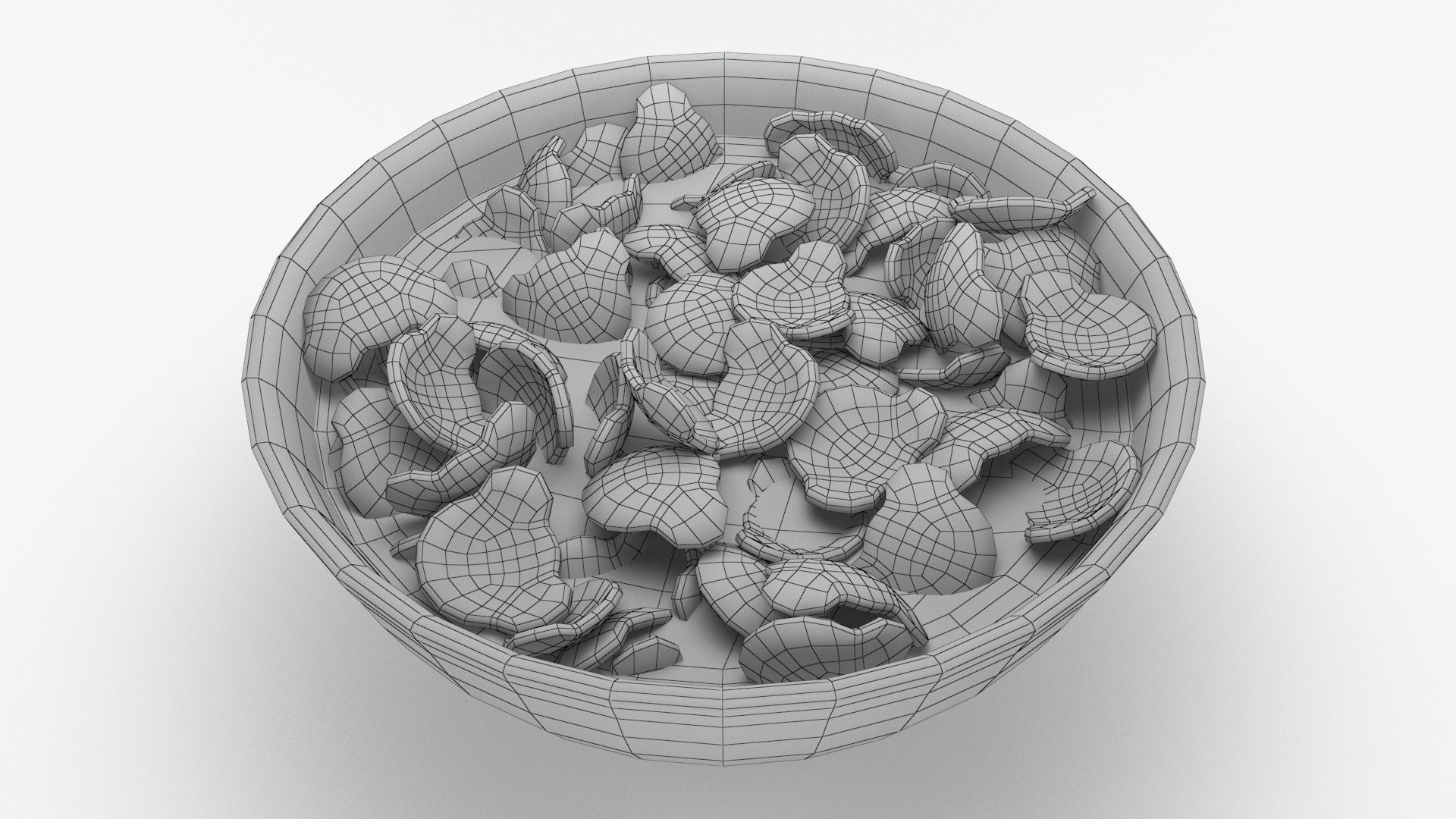Bowl Of Koko Krunch Cereal 3D Model - TurboSquid 1801800