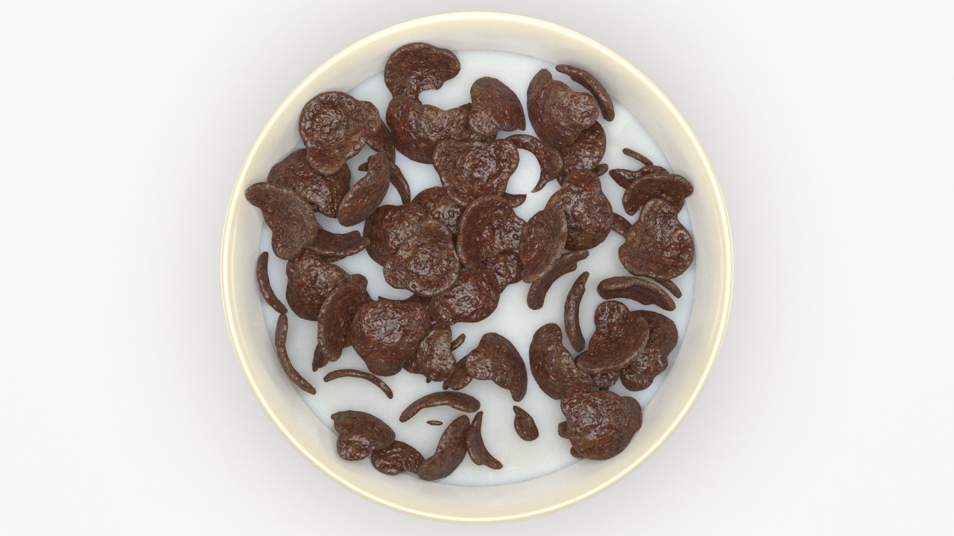 Bowl Of Koko Krunch Cereal 3D Model - TurboSquid 1801800
