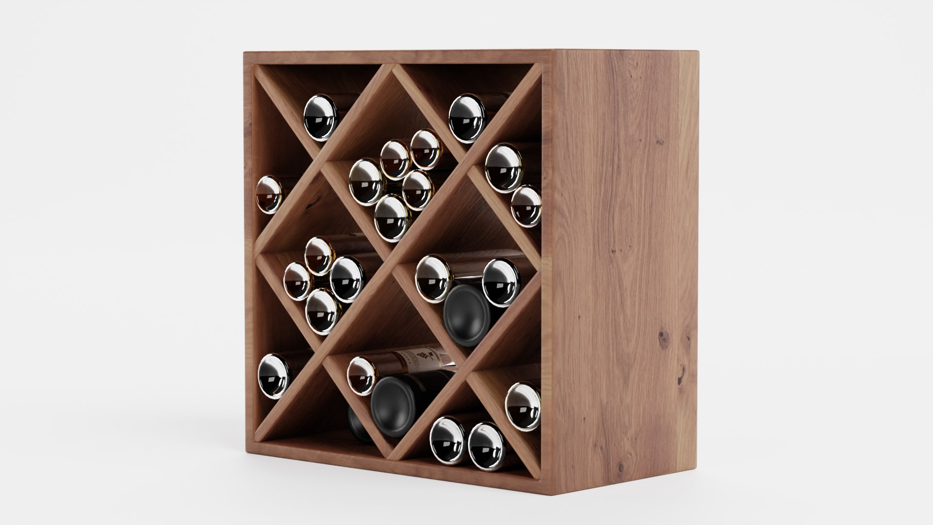 Wines On Rack 01 3D - TurboSquid 2011947