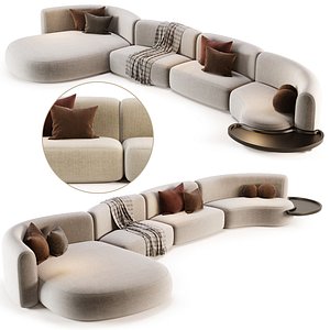OZE Modular sofa by Delcourt Collection model