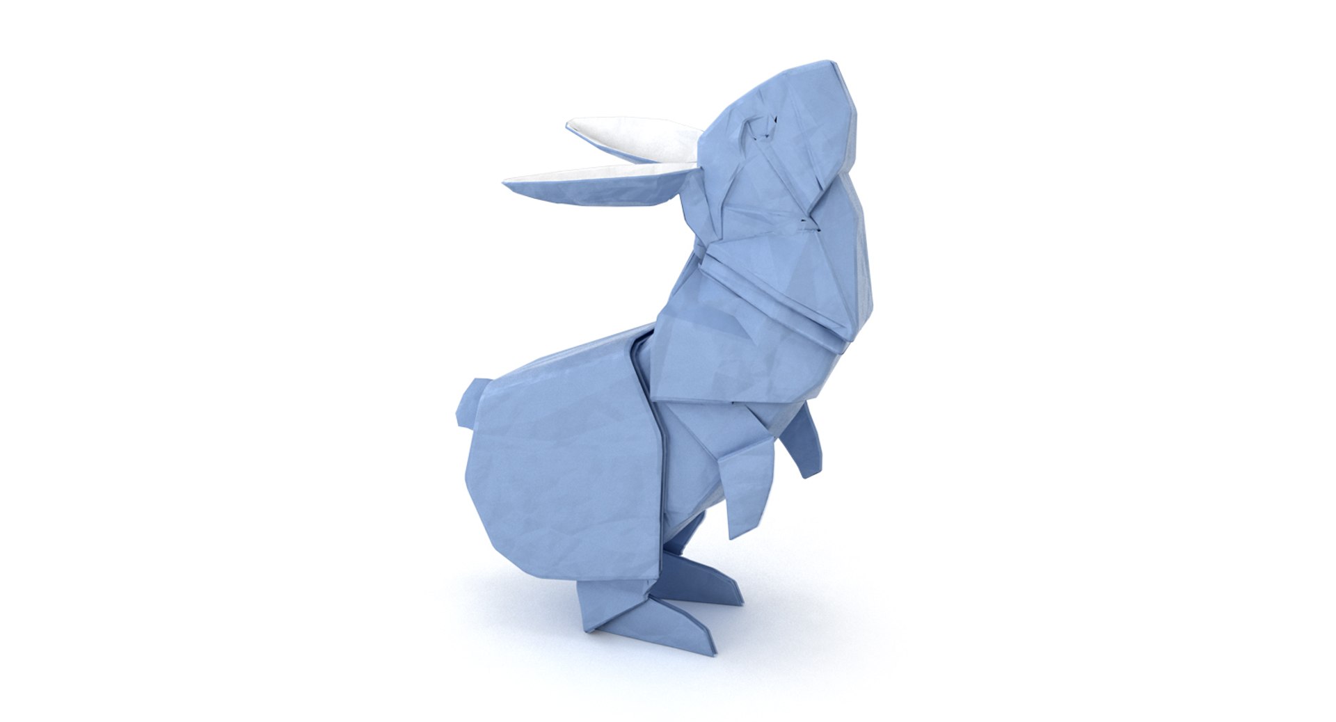 Origami Rabbit Model - TurboSquid 1399671