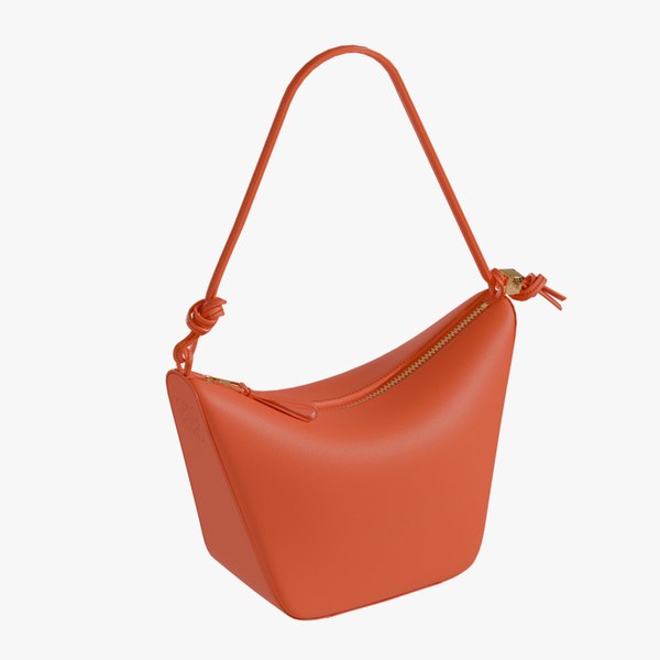 3D LOEWE Hammock Hobo bag Vivid Orange