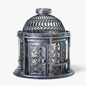 Birdcage Art Deco 3D