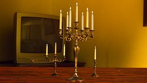 3D candle