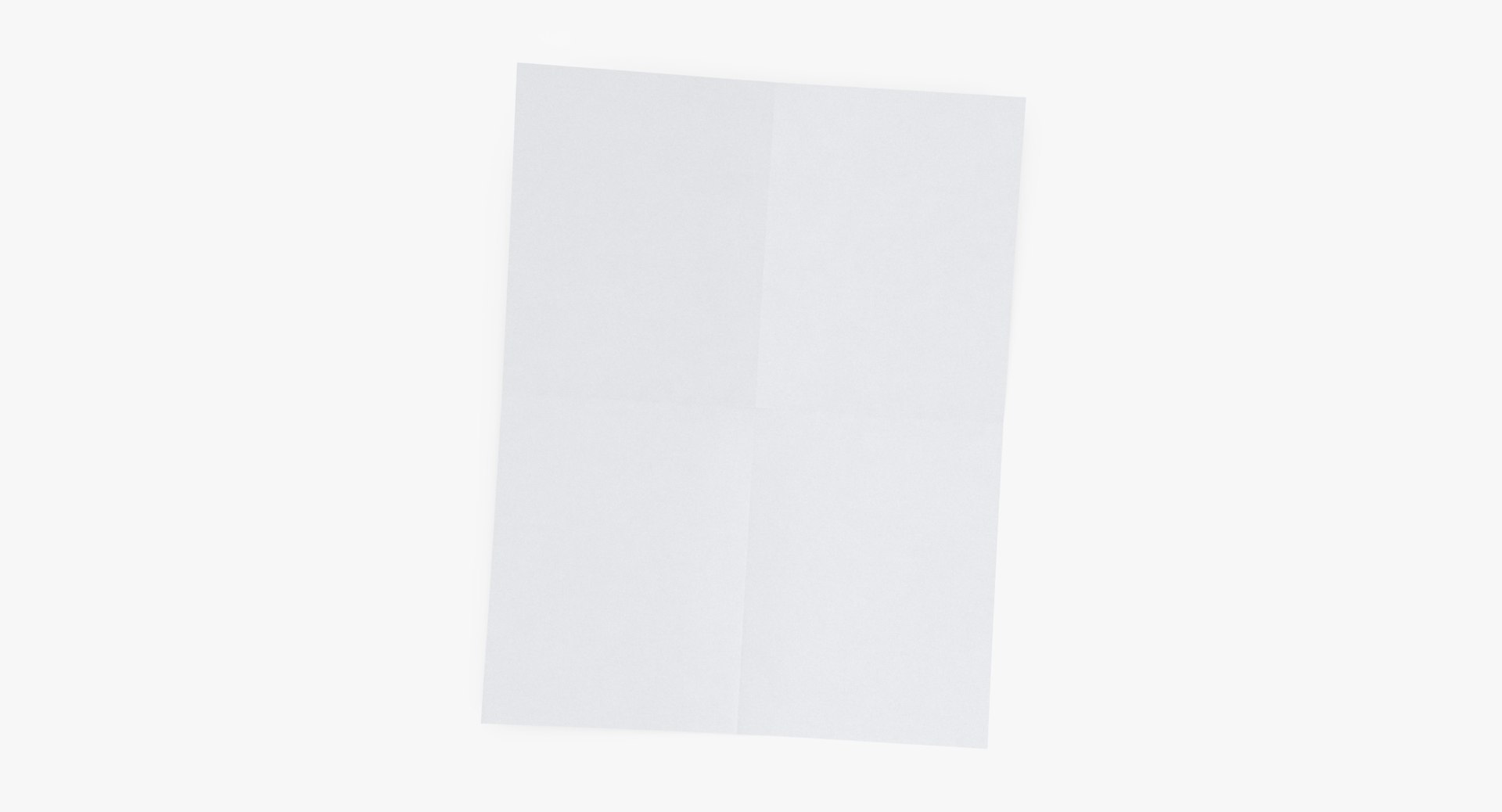 Single Paper Sheet 03 3D Model - TurboSquid 1206486