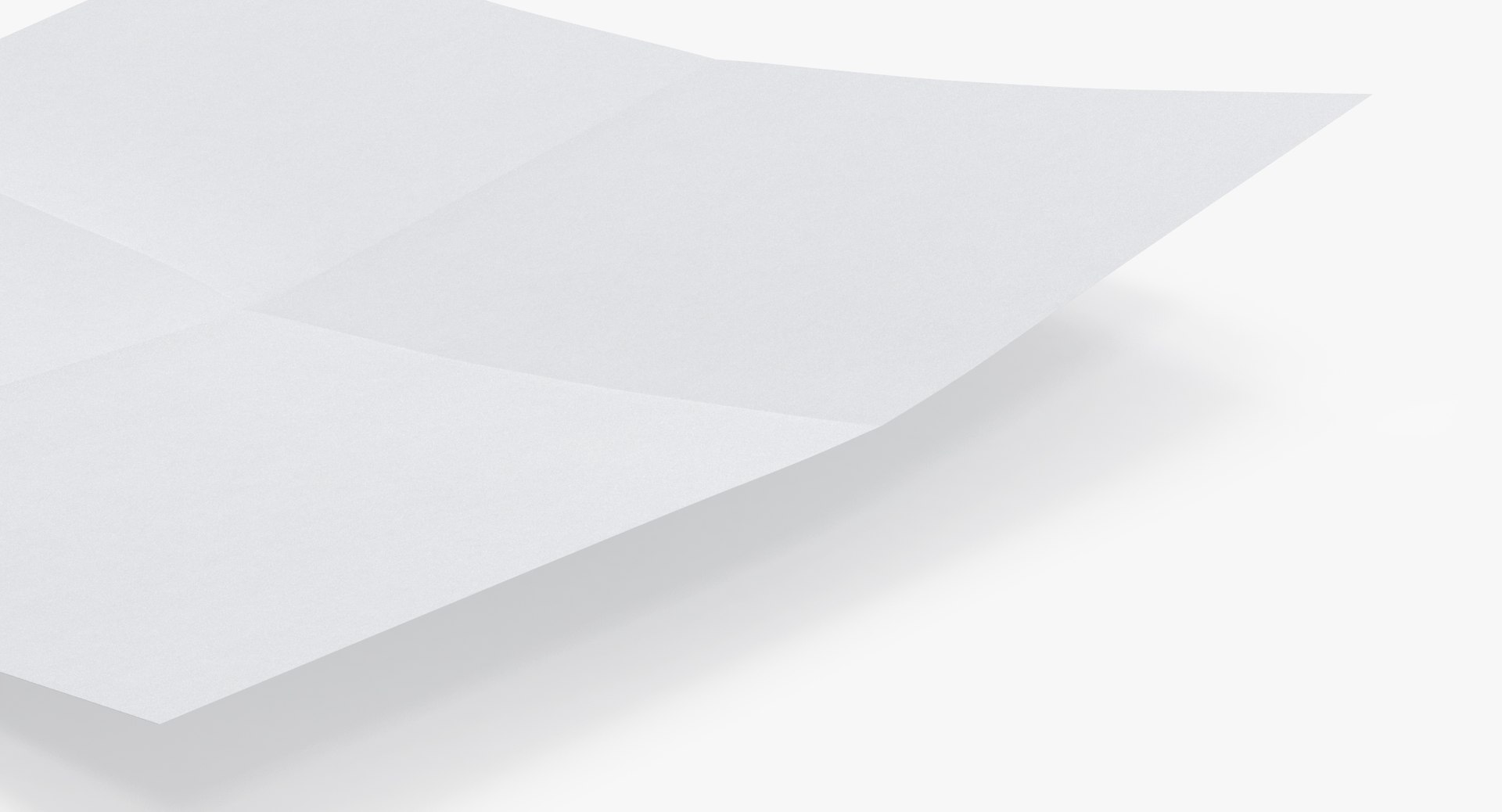 Single Paper Sheet 03 3D Model - TurboSquid 1206486