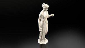 3D hebe s statue - model