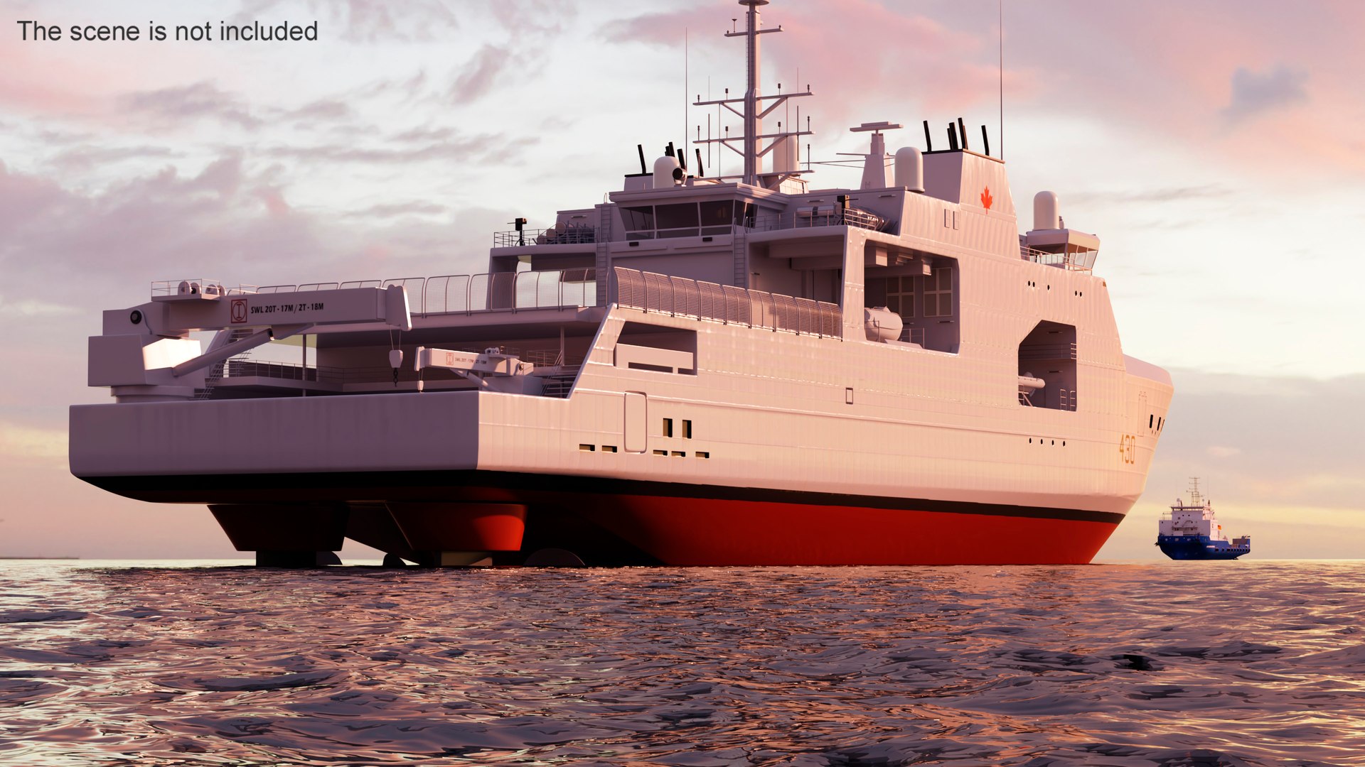 3D Harry DeWolf-Class Offshore Patrol Vessel - TurboSquid 2247424