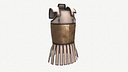 Ancient Armor Scalemailed 3D Model Game Ready PBR Low Poly