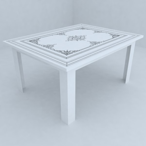 3d table designs model