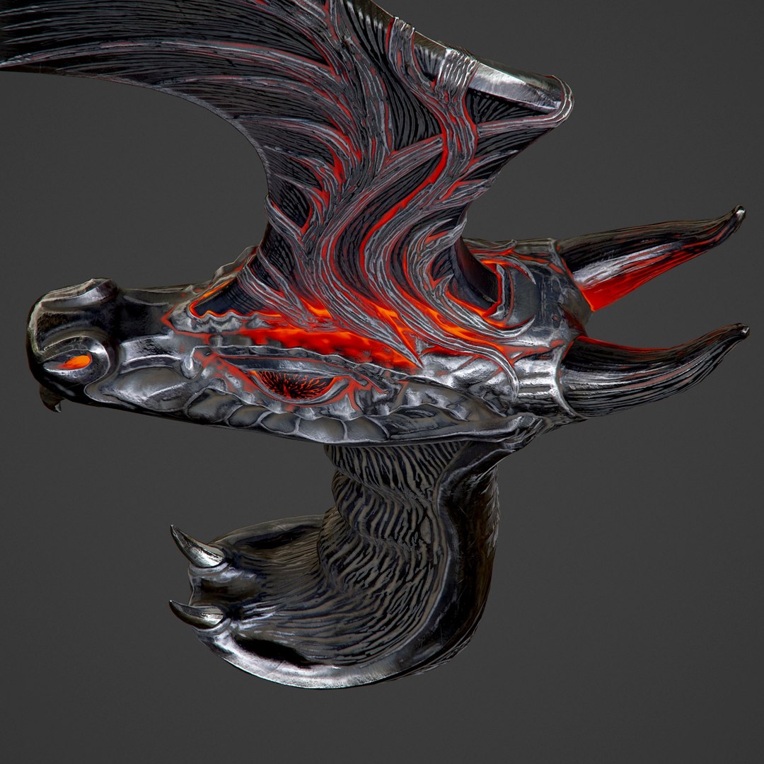 Ready Dragon Dagger Pbr 3D Model - TurboSquid 1229700