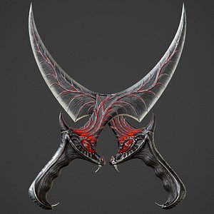 ritual dragon dagger PBR Game-Ready