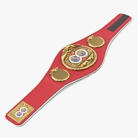 International Boxing Federation Belt whith Fur