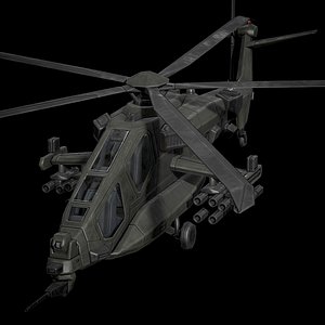 Leonardo AW249 Green Camo 3D model