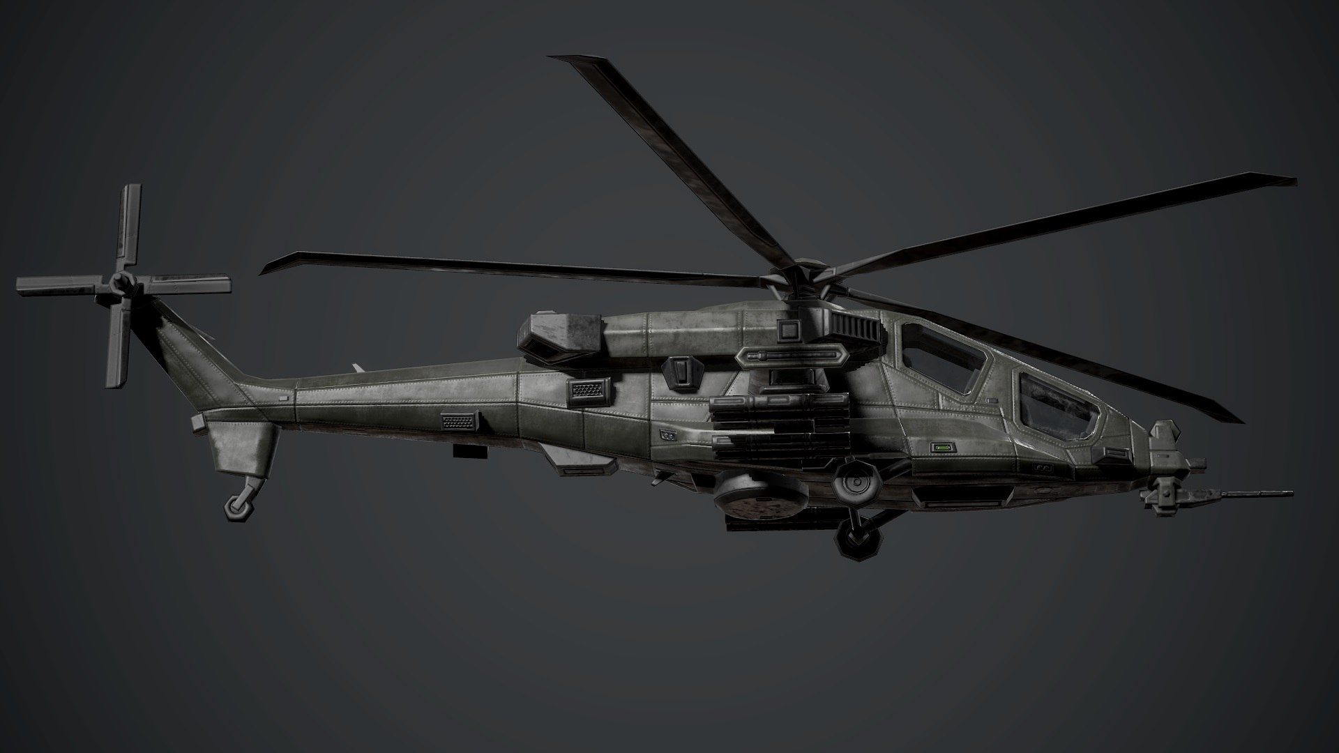 Leonardo AW249 Green Camo 3D Model - TurboSquid 1838388