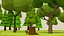 Lowpoly Trees 3D model