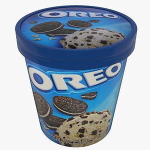 3D ice cream Oreo