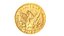 アメリカの5ドル硬貨1851