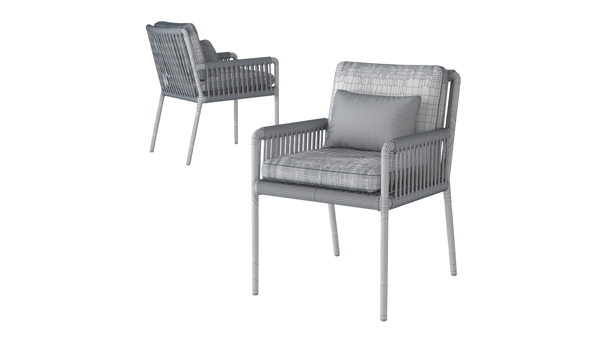 Sutherland Furniture Otti Dining Arm Chair 3D TurboSquid 2206158